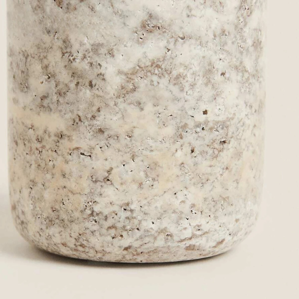 Grey Travertine Bathroom Set