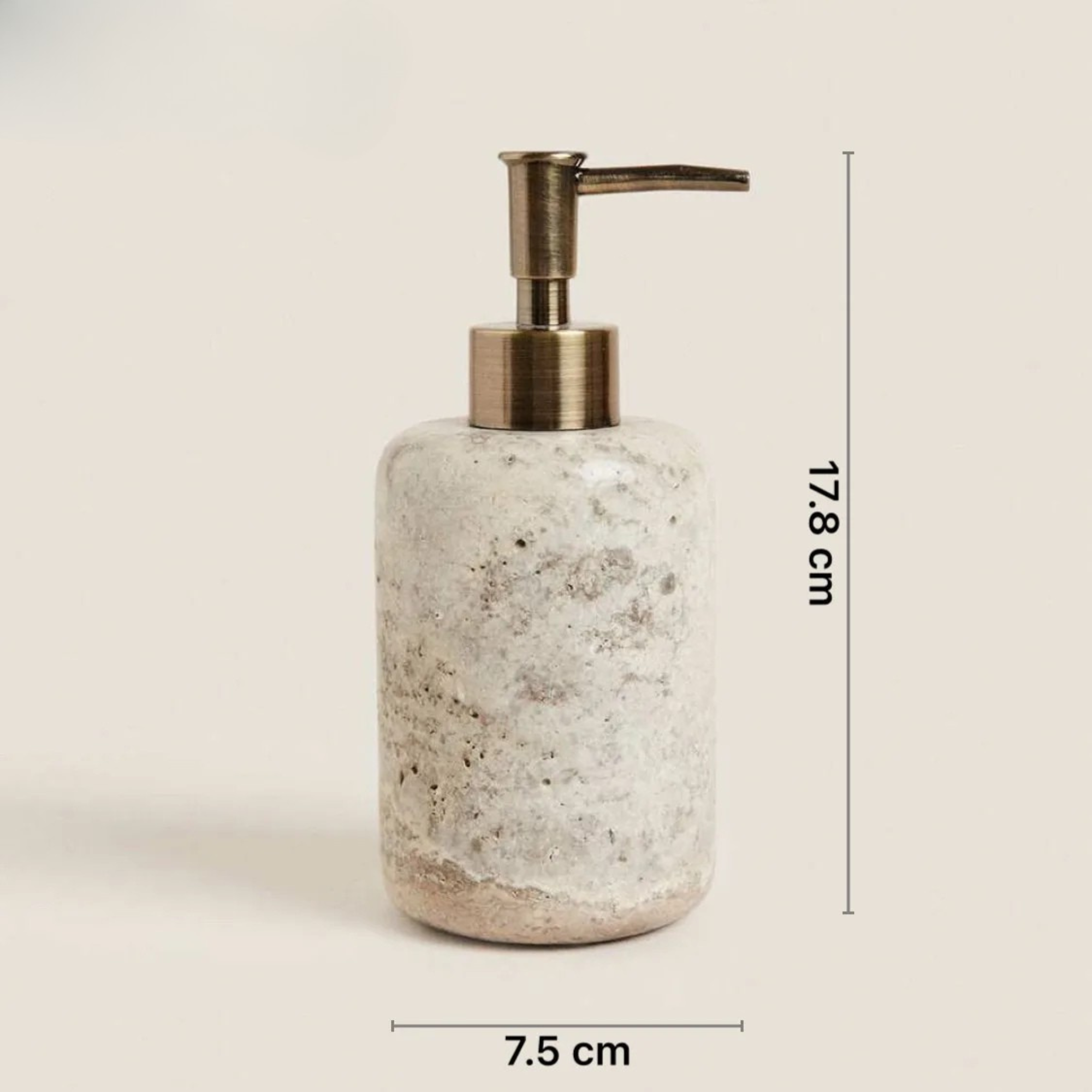 Grey Travertine Bathroom Set