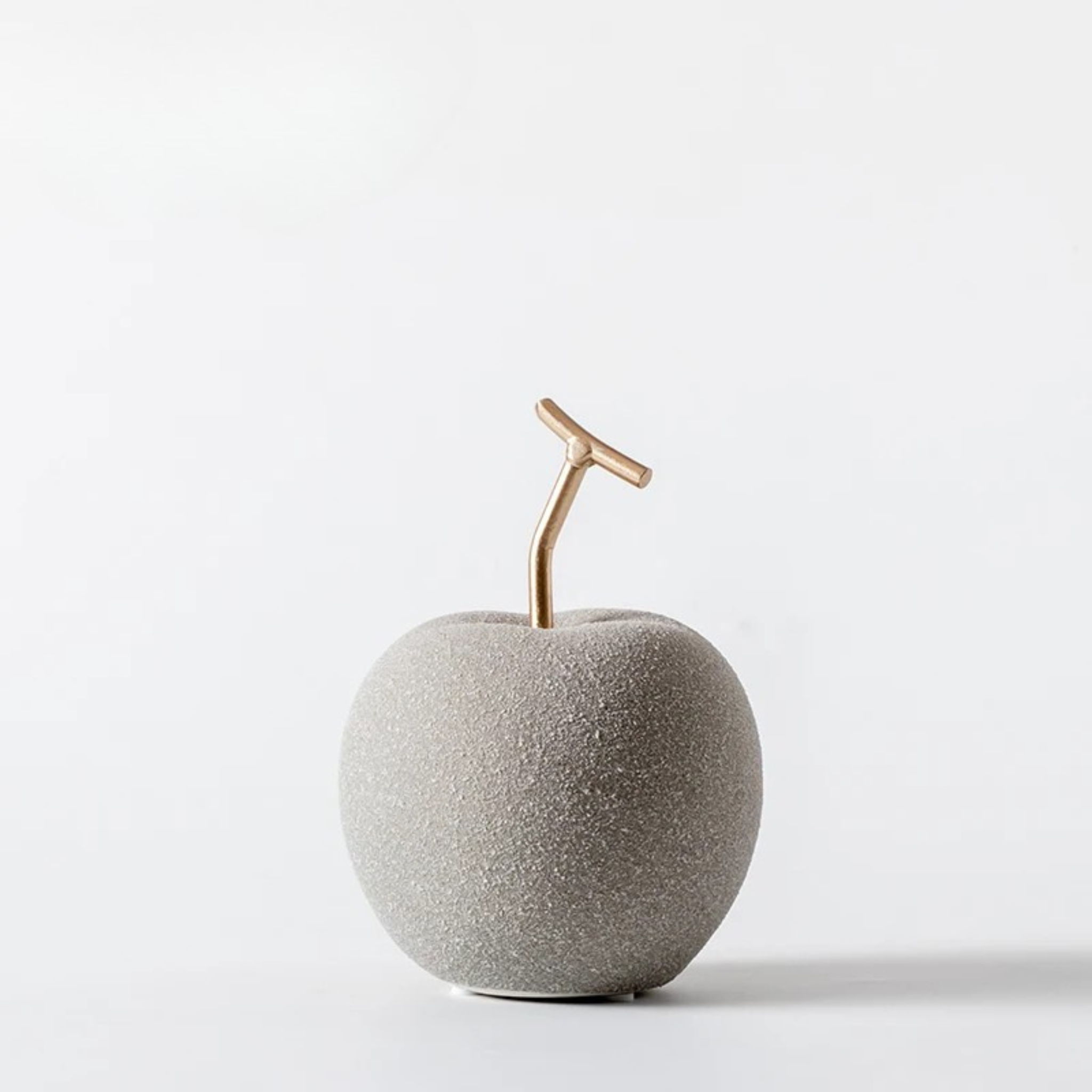 Ceramic Apple Sculpture Figurine