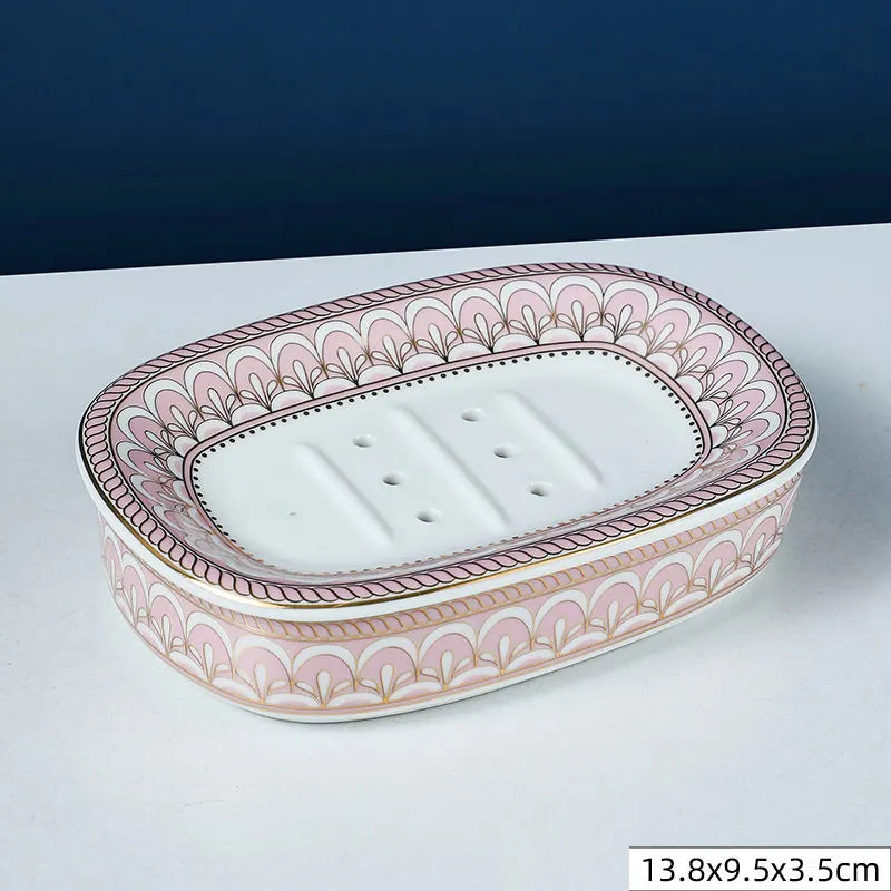 Nordic Double Layer Ceramic Soap Holder