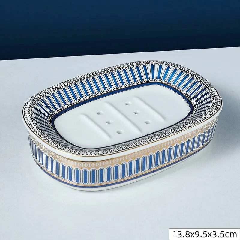 Nordic Double Layer Ceramic Soap Holder