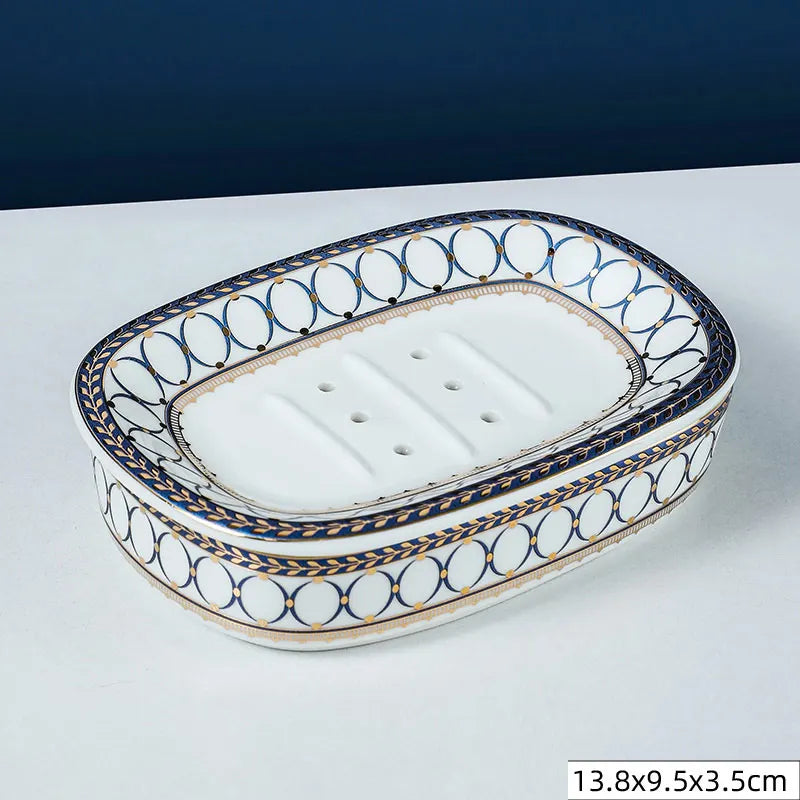 Nordic Double Layer Ceramic Soap Holder