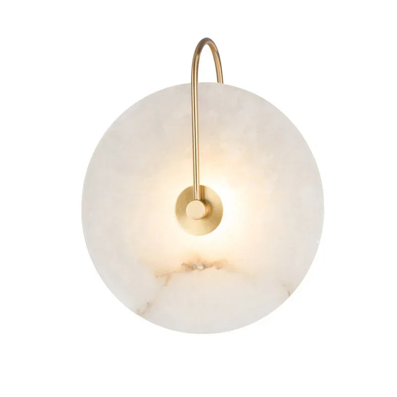Nordic Marble Moon LED Wall Sconce Lamp