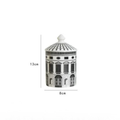 Black & White Architectural Ceramic Storage Jar