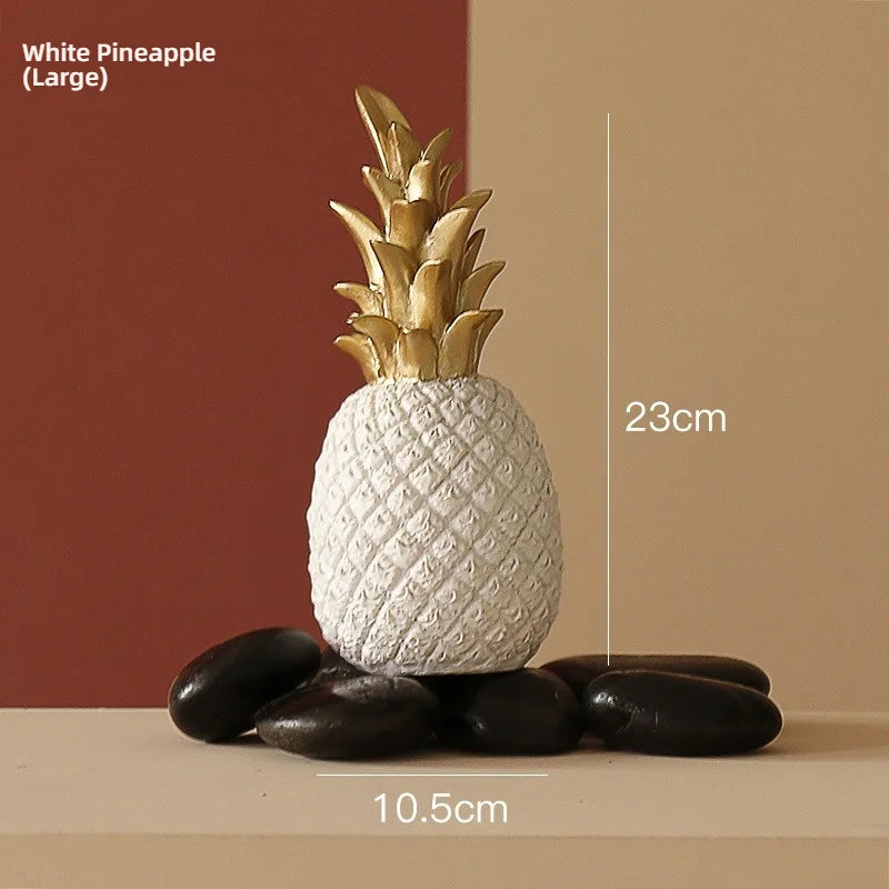 Nordic Gold Pineapple Decor Sculpture