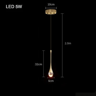 Modern Bubble Crystal Pendant Light – Elegant Indoor Hanging Lamp for Dining Room & Bedroom