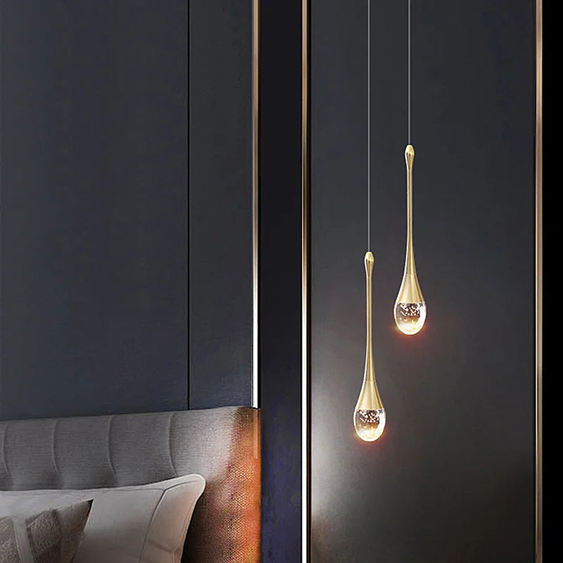 Modern Bubble Crystal Pendant Light – Elegant Indoor Hanging Lamp for Dining Room & Bedroom