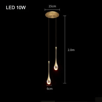 Modern Bubble Crystal Pendant Light – Elegant Indoor Hanging Lamp for Dining Room & Bedroom