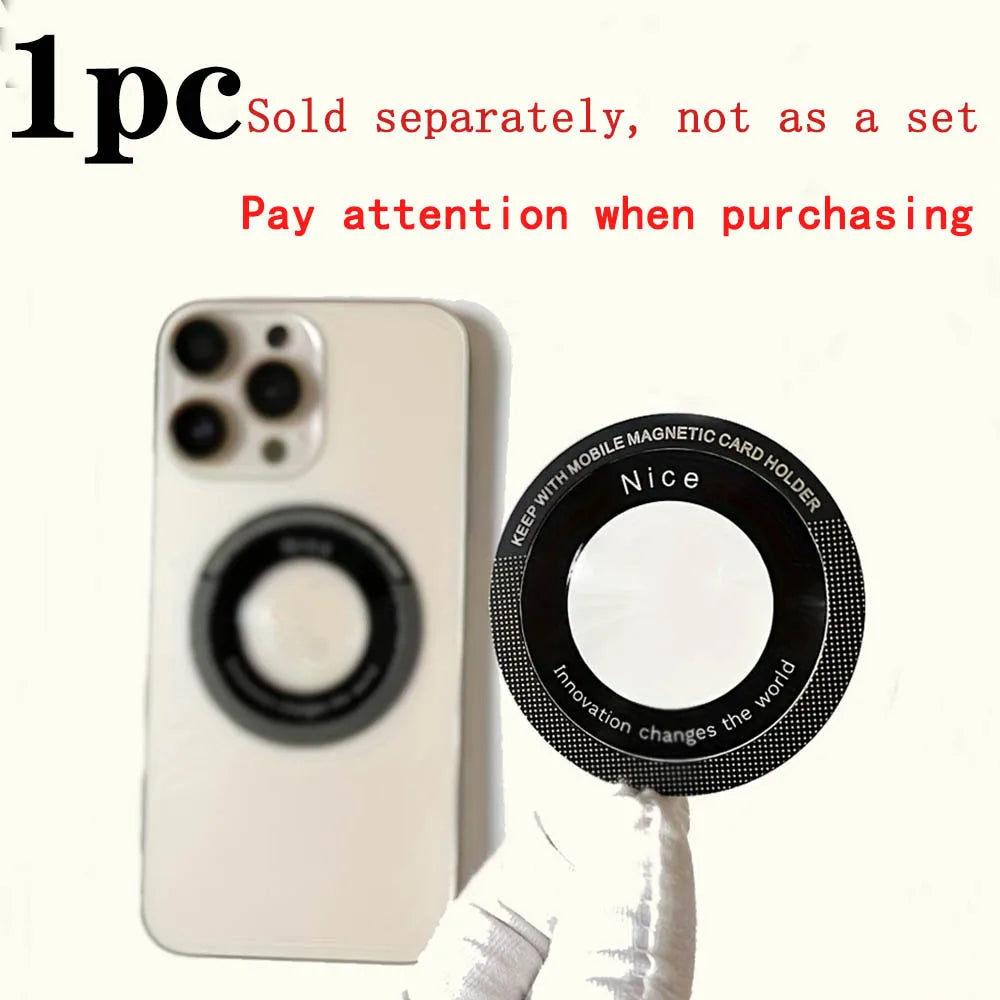 Super Strong N52 Magnetic Phone Holder – 360° Rotatable Foldable Vacuum Suction Mount
