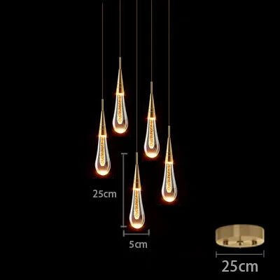 Modern Bubble Crystal Pendant Light – Elegant Indoor Hanging Lamp for Dining Room & Bedroom