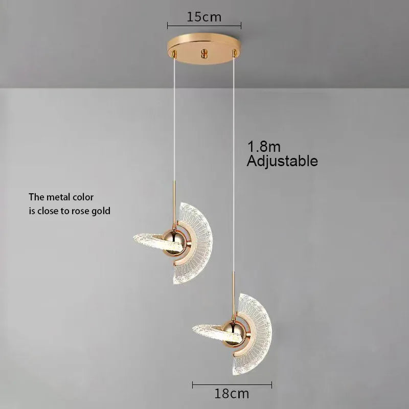 Modern LED Pendant Light – Elegant Hanging Lamp for Living Room, Bedroom & Dining