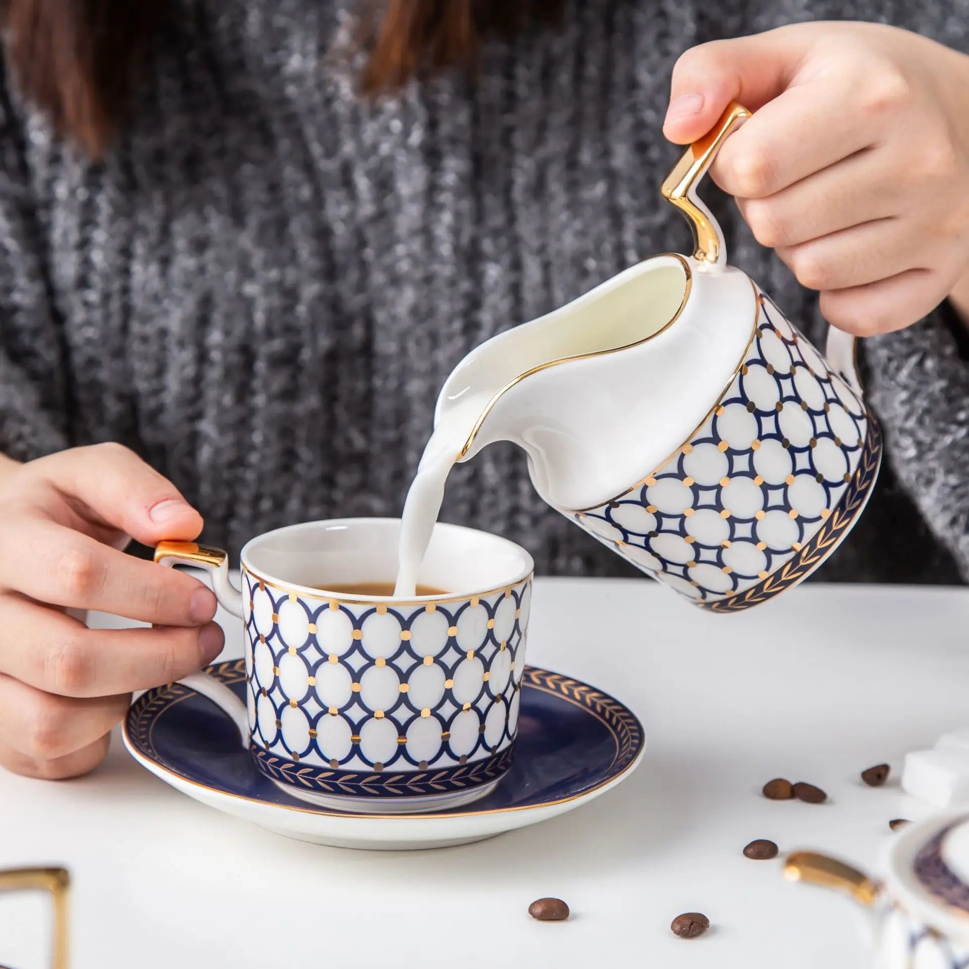European Coffee Cup Set