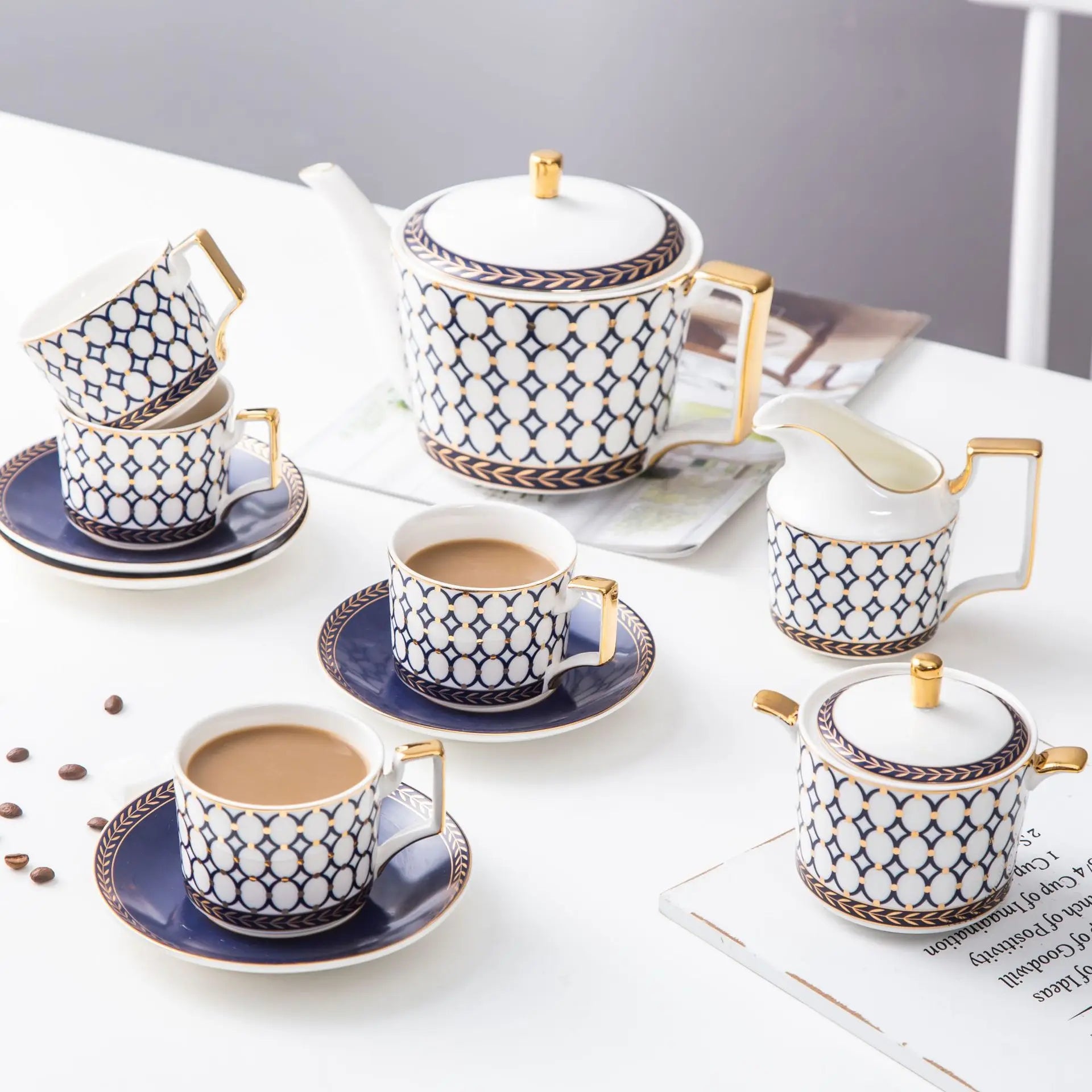 European Coffee Cup Set