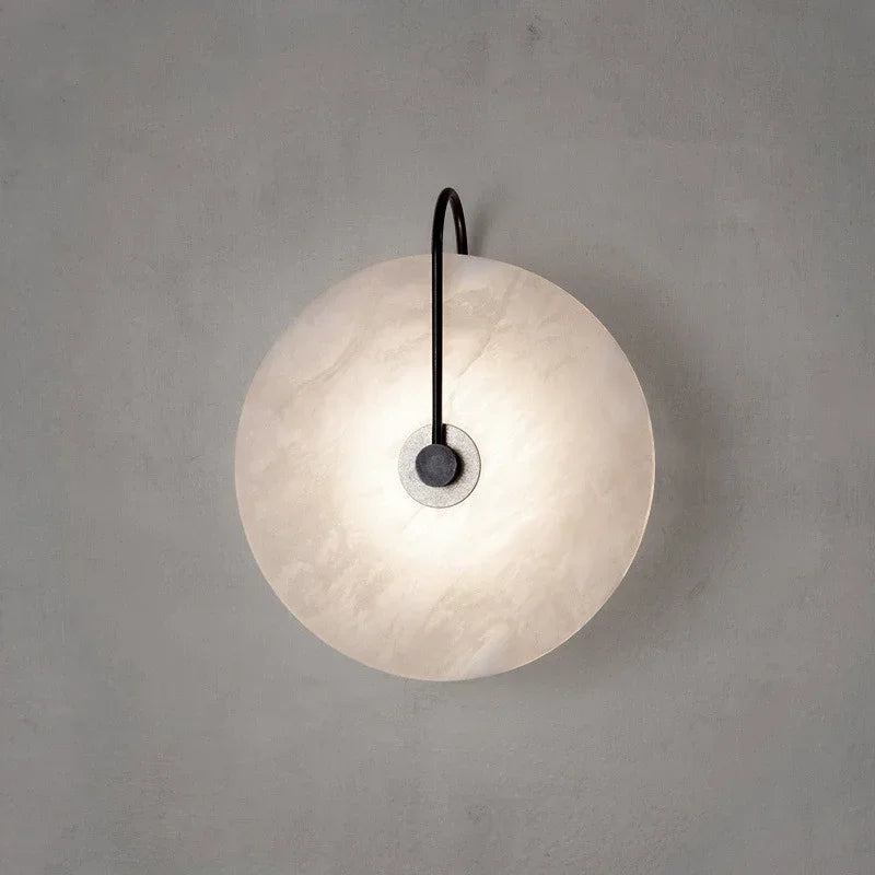 Nordic Marble Moon LED Wall Sconce Lamp